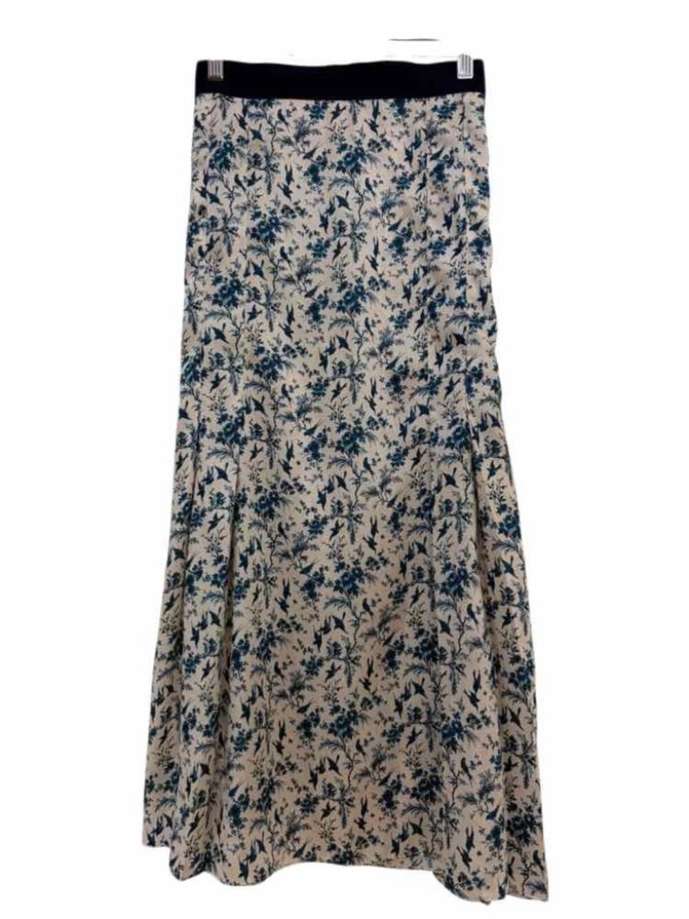 Victoria Beckham White and Blue Size 6 Skirt